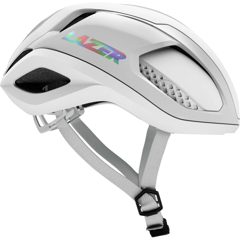 LAZER Helm Vento KinetiCore Road Pure White L 58-61 cm - maximaler Aero-Rennradhelm
