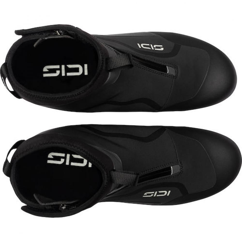 Sidi ROAD NUBES black/black 42 Schwarz - wasserdichter Winter-Rennradschuh mit Carbonsohle