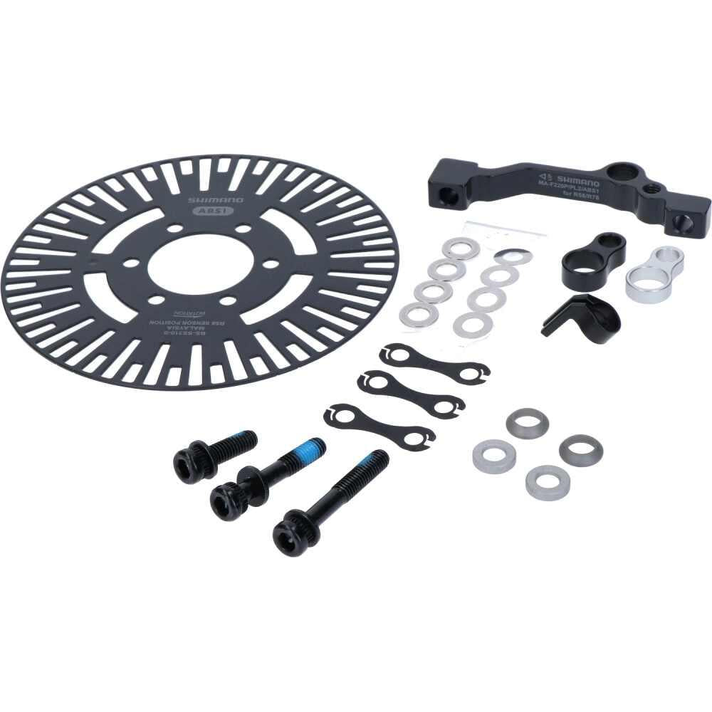 SHIMANO Sensorscheibe + Halterungs-Set BS-SS310-S 6-Loch für 180 PM/220mm Bremsscheibe - 220mm