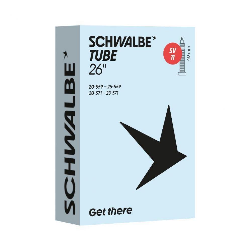 Schwalbe Schlauch Nr. 11 26 Zoll - SV 40 mm, 20/25-559/571