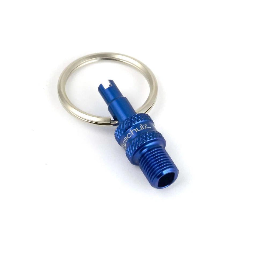 by,schulz Ventiladapter Mini Tool SV/DV auf AV blau