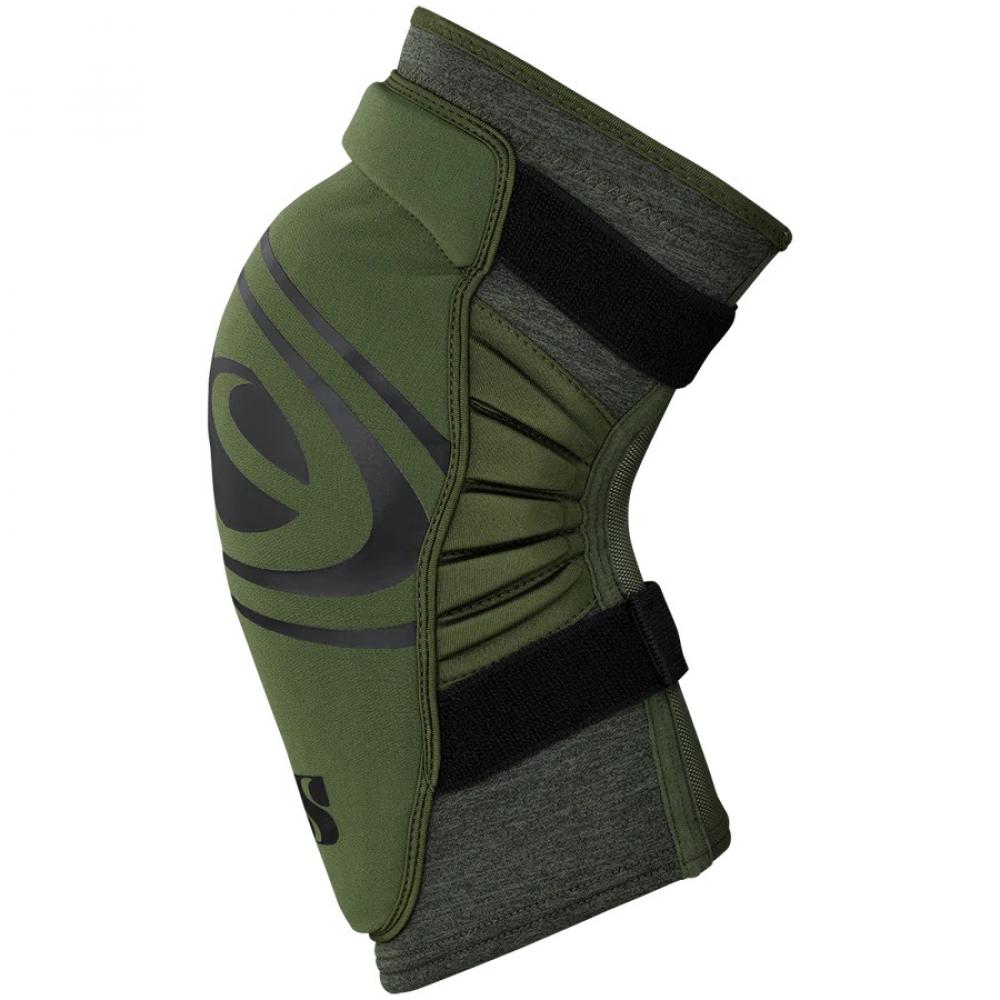 IXS Sports Division iXS Carve EVO+ knee guard XS olive - leichter Freeride-Knieschoner