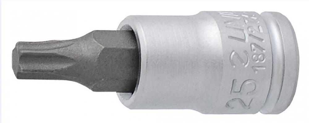 Unior Schraubendrehereinsatz 1/4" mit TX-Profil 25, Artikelnummer 187/2TX.