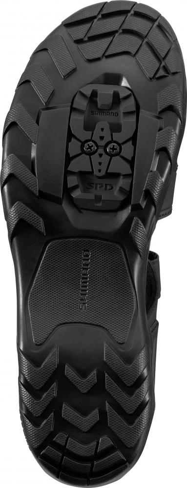 SHIMANO SD500 SPD Fahrradsandalen - Herren/Damen MTB, Größe 43, Schwarz