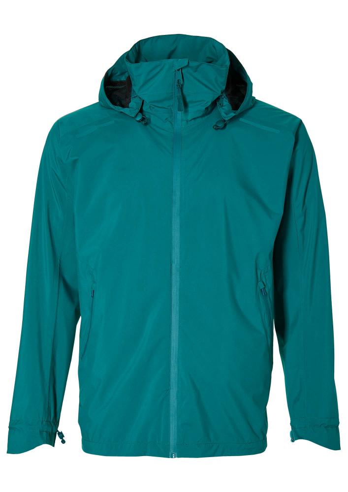 Basil Skane Herren Regenjacke Türkisgrün, wasserdicht, atmungsaktiv, reflektierend, helmtauglich.
