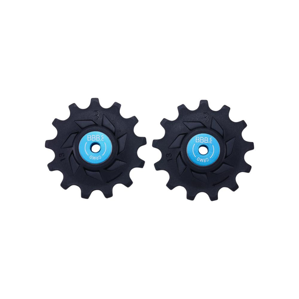 BBB Cycling RollerBoys BDP-09 13T Schaltwerkröllchen Schwarz - leiser, präziser Schaltlauf