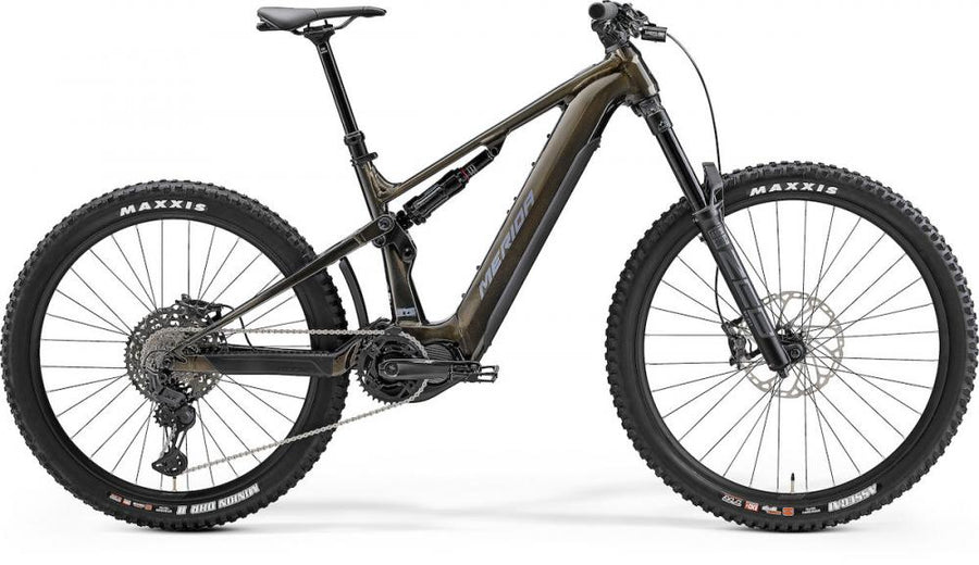 Merida eONE-SIXTY 875 IV1 gold/grau M (43) - kraftvolles E-Mountainbike der aktuellen Generation