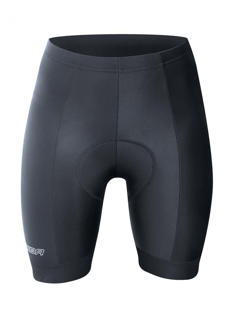 CHIBA Profi Hose Damen - Radhose M schwarz, atmungsaktiv mit Elite Hightech Sitzpolster