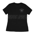 Schwarzes Crankbrothers 25th Anniversary Damen T-Shirt in XL mit hellgrauem Logo.