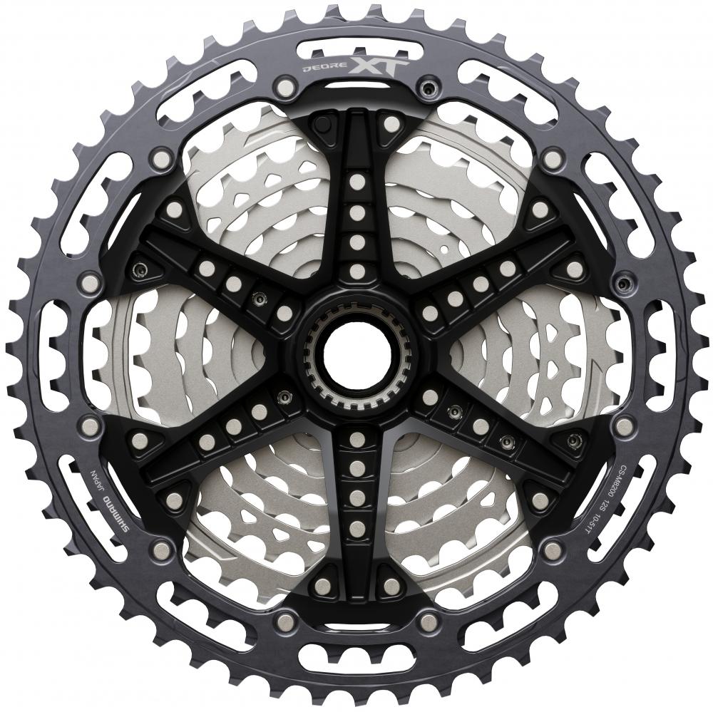SHIMANO Kassette DEORE XT CS-M8200 12-fach 10-51Z - Leichte - präzise MTB-Schaltperformance