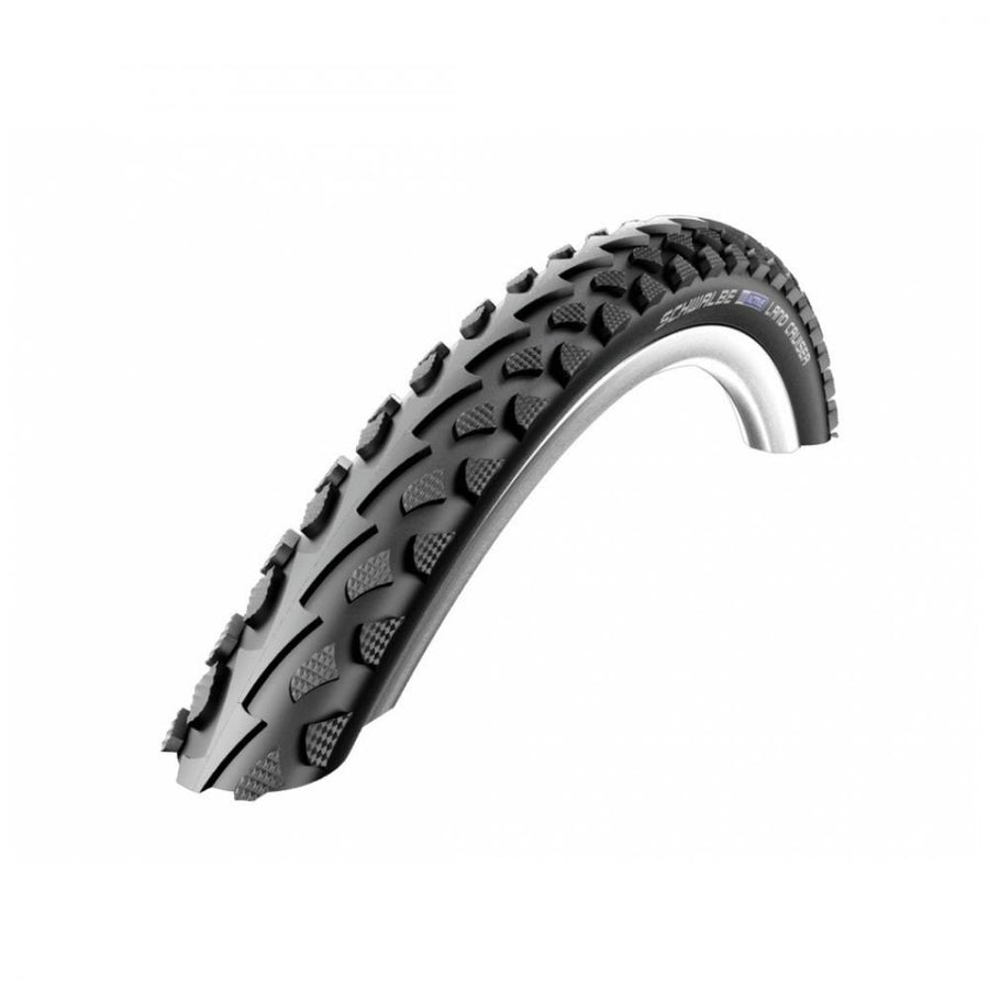1 x Schwalbe Land Cruiser Drahtreifen 26x2.00", K-Guard, Reflexstreifen, Allround-Profil für Straße & Gelände, langlebig & pannensicher