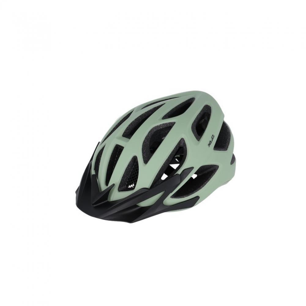 XLC BH-C33 Fahrradhelm 54-58 cm light mint/schwarz - Inmold, Visier, 24 Lüftungen, Insektennetz