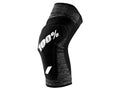 100% Ridecamp knee pads M Grey Heather / Black - leichter MTB Knieschoner mit hoher Atmungsaktivität