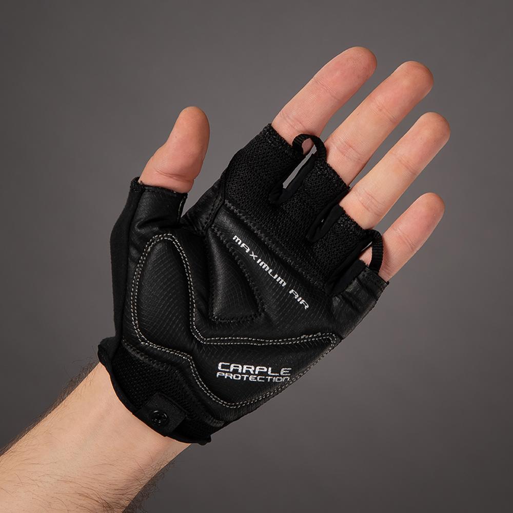 CHIBA Cool Air - Radhandschuhe kurzfinger, schwarz, S, atmungsaktiv