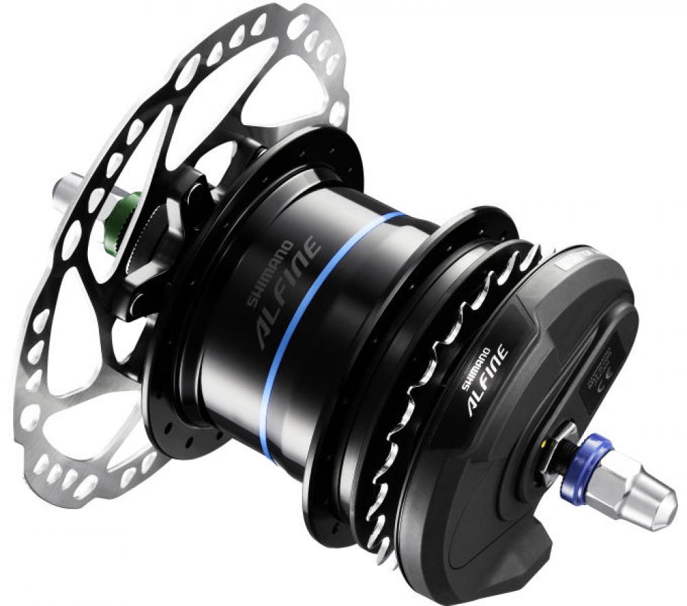 SHIMANO Getriebenabe ALFINE Di2 SG-S7051-8 - 7051-8, Schwarz 36 Loch