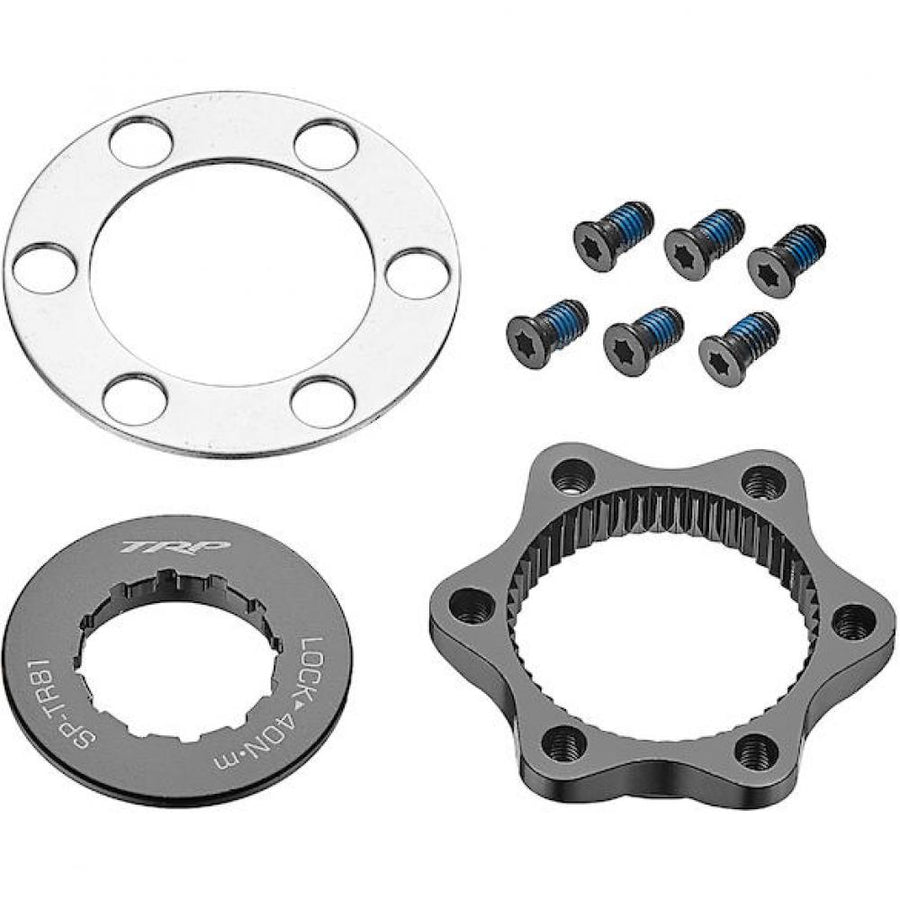 TRP Adapter Centerlock auf 6-Loch - TRPnCL86 für 15-20 mm AchsennFarbe: Schwarz VE: 1 St.