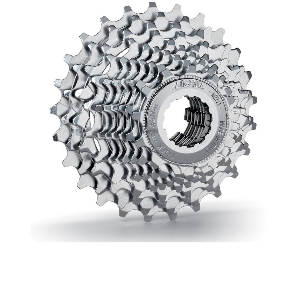 Miche Primato 10-fach Kassette 16-26z für Campagnolo, silbernes Fahrradzahnrad.