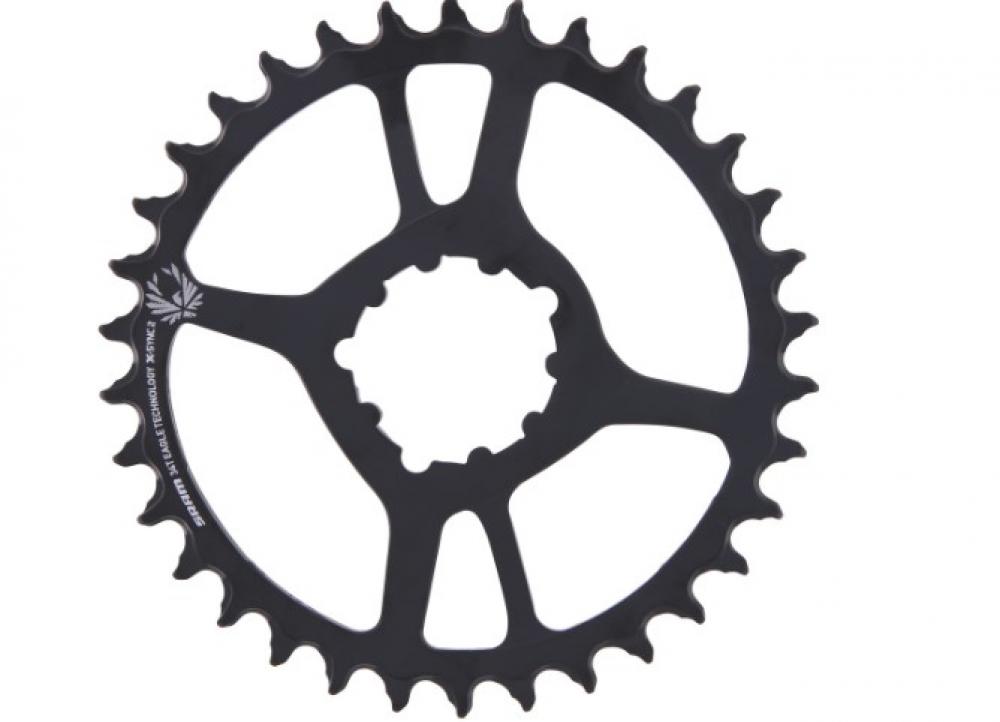 SRAM X-Sync Eagle Kettenblatt 34T Direct Mount aus Carbon/Stahl, schwarz