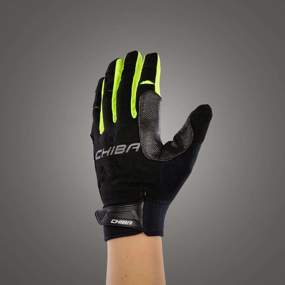CHIBA Gel Protect Pro - Fahrrad-Handschuhe, XS, rot