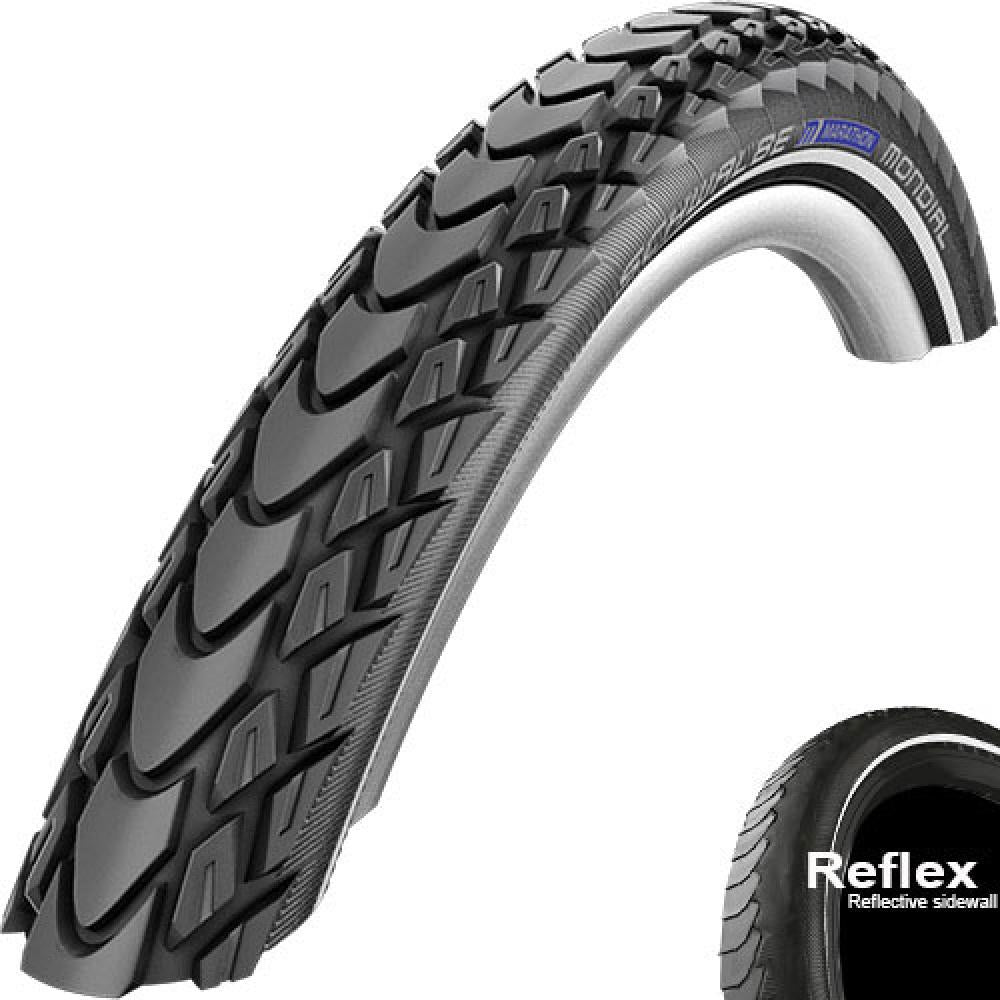 Schwalbe Reifen Marathon Mondial 26x2.00\" 50-559 schwarz Reflex E-25 HS428 faltbar