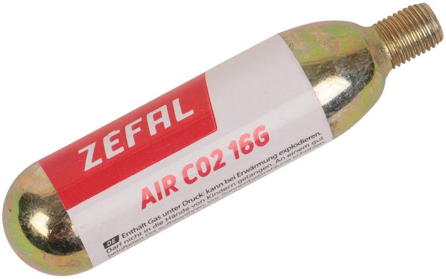 Zéfal CO?-Kartuschen 6 Stk. Blister 16 g - schnelle Pannenhilfe für unterwegs