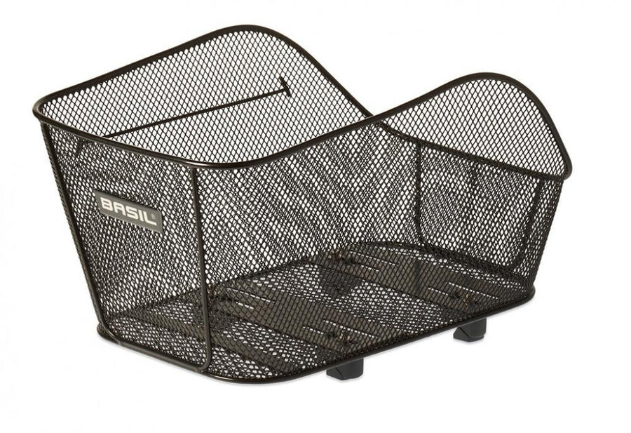 Basil Hinterradkorb Icon M schwarz 40x33x25 cm