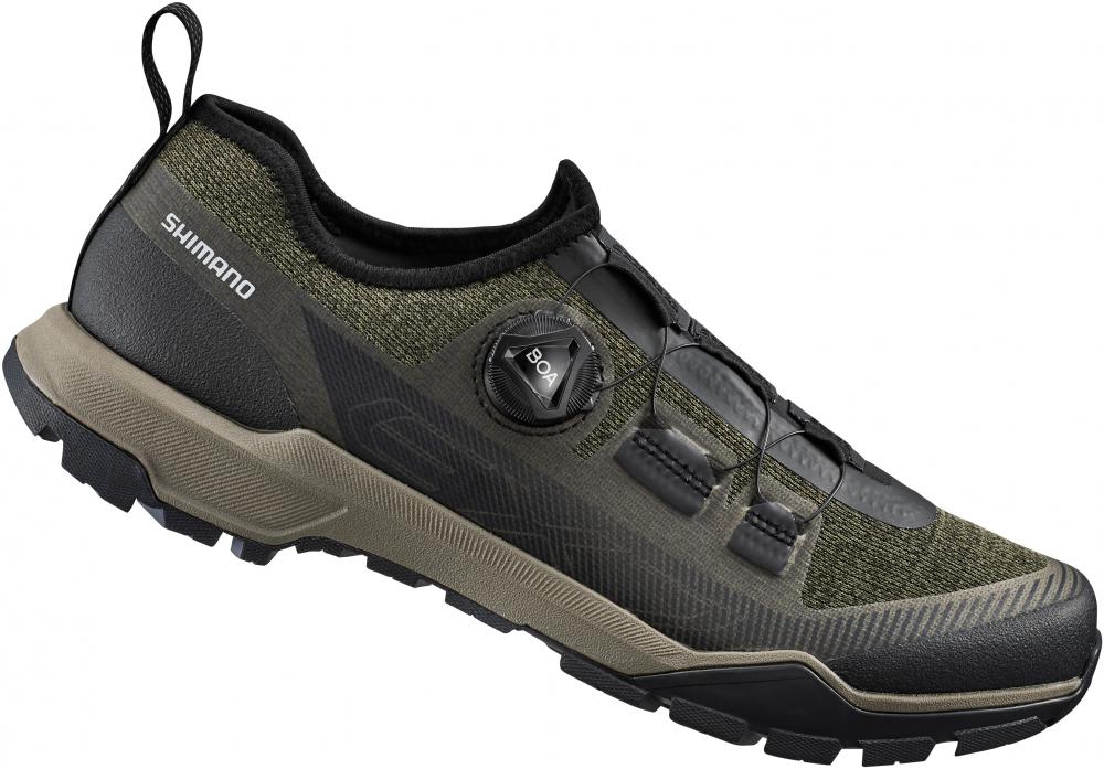 SHIMANO Fahrradschuhe EX700 Herren/Damen Touring SPD - Größe 44, Grün