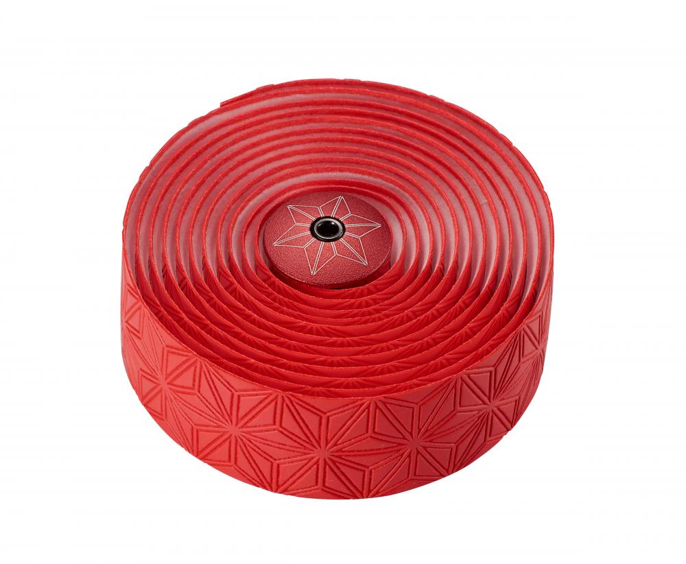 Specialized Super Sticky Kush Tape Classic - Lenkerband in Red/Ano Red Plugs für optimalen Grip