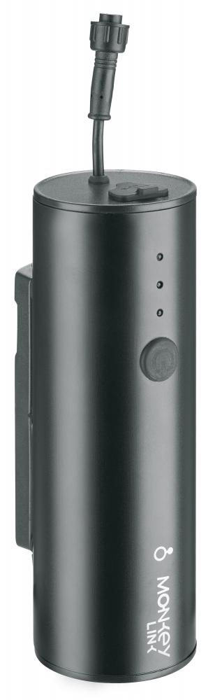 MonkeyLink Connect Powerbank 10.000 mAh mit BottleMount & 70 cm Kabel, USB-C Schnittstelle, passend für Fidlock Flaschenhalter, automatischer Abschaltung