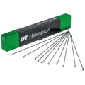 DT Swiss Speiche Champion 2.0 VE100 276 mm schwarz - robuste Laufrad-Speiche für Straße & MTB