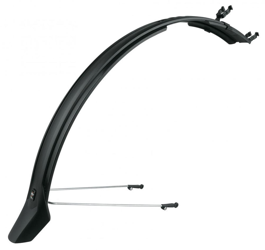 SKS Velo 65 Mountain 29\" Hinterrad-Schutzblech, schlagfester Kunststoff, Universalbefestigung, inkl. Unterlaufstrebe, für Reifen bis 2,35\"