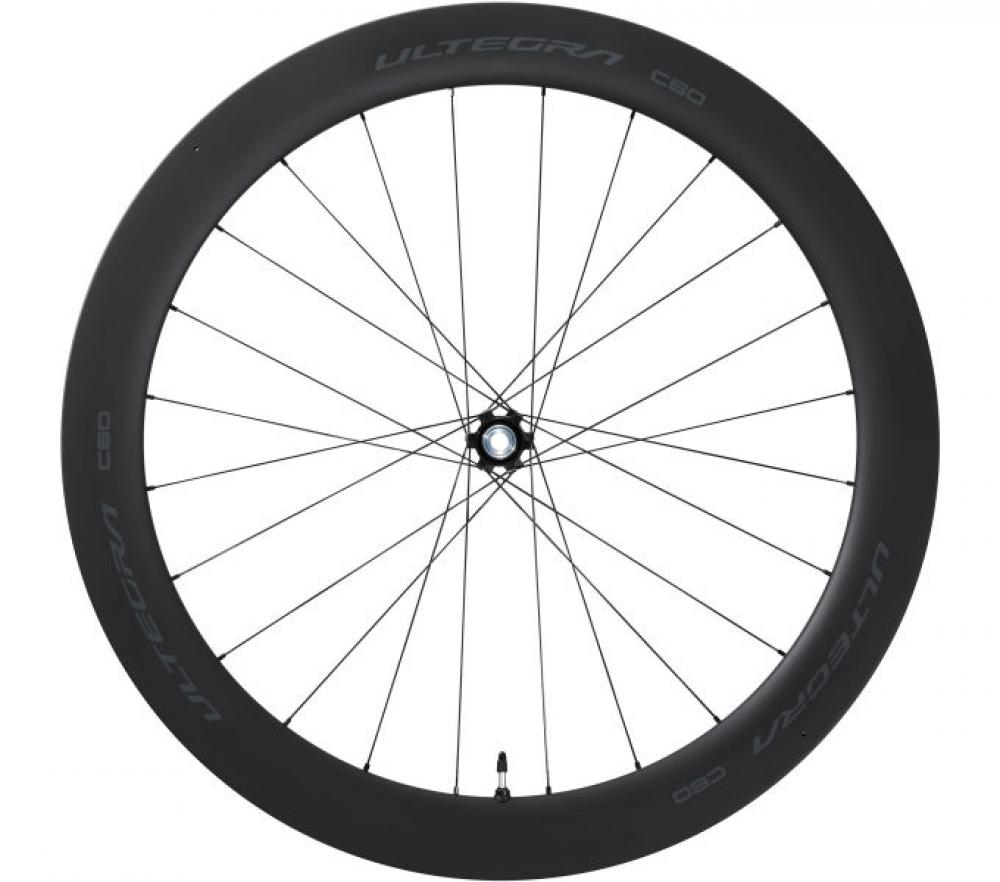SHIMANO Vorderrad ULTEGRA WH-R8170 C60 TL Laufrad 28" 24 Loch Center-Lock 100x12 mm