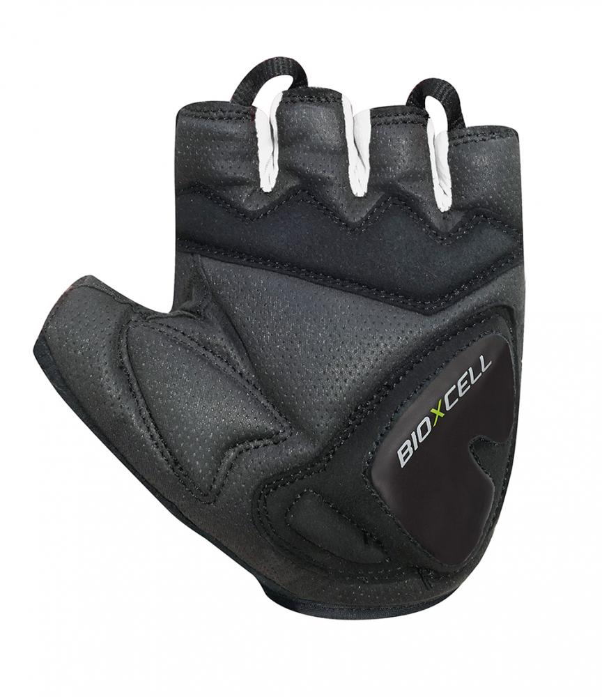 CHIBA BioXCell Lady - Damen Radhandschuhe schwarz, Größe M, gepolstert
