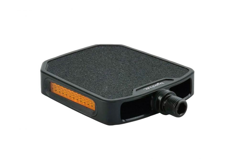 by.schulz M.1 Plattformpedal 19 mm Höhe - 150 kg Belastbarkeit Schwarz