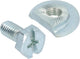 SHIMANO Adapterschraube mit Mutter für RD-TZ50 HR - Ersatzteil, ca. 6 g, Y5WA98010