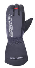CHIBA Super Thermo - Lobster Winter-Radhandschuhe, winddicht, wasserdicht, Touchfunktion, XL, schwarz