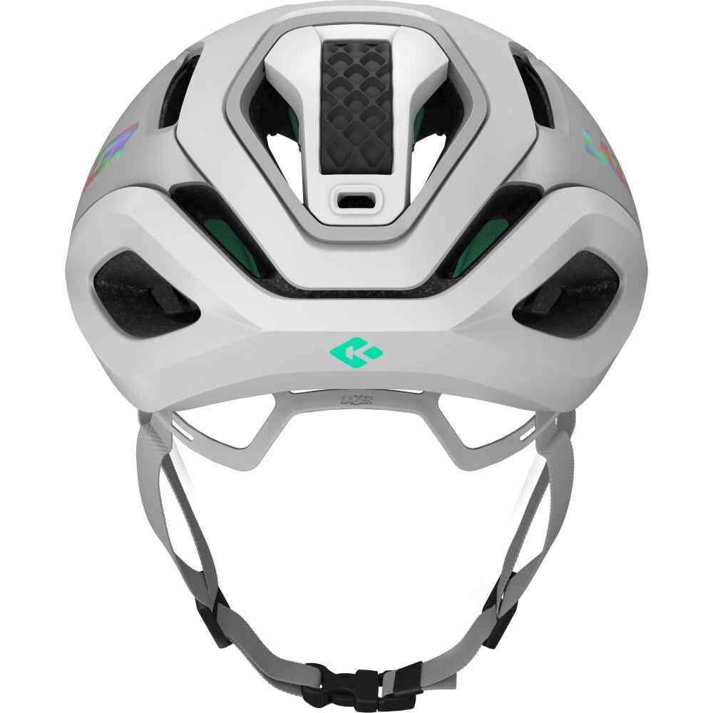 LAZER Helm Vento KinetiCore Road Pure White L 58-61 cm - maximaler Aero-Rennradhelm
