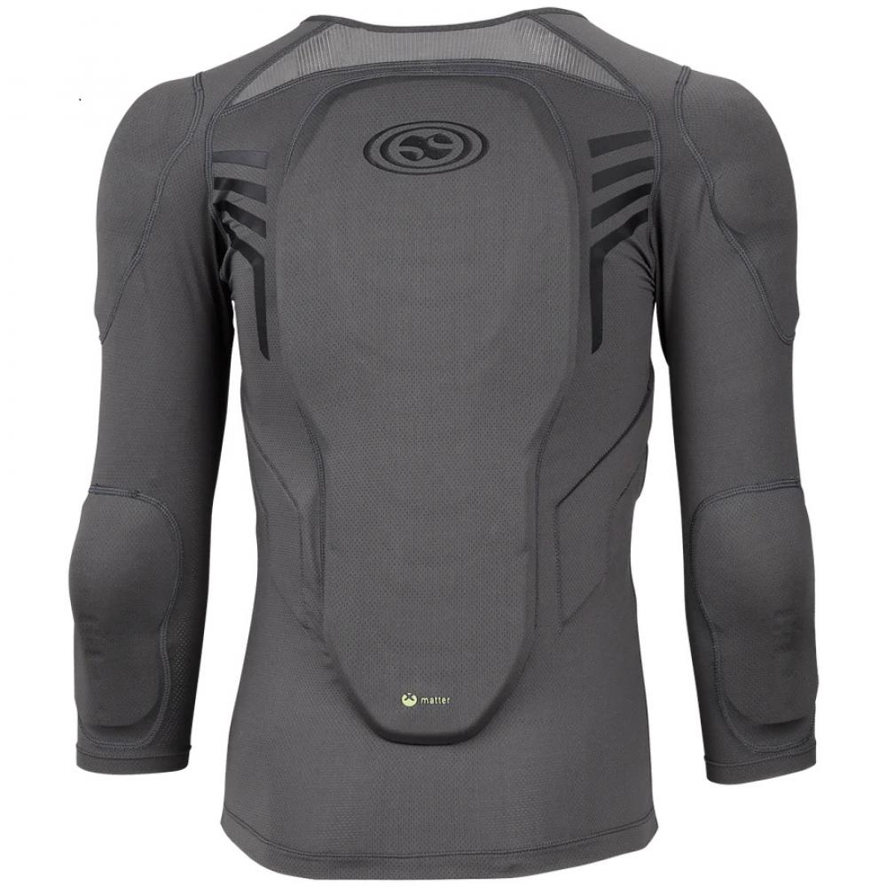 IXS Sports Division iXS Trigger upper body protective KL grey - leichter Oberkörper-Protektor mit Xmatter-Schutz