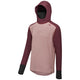 IXS Sports Division iXS Carve Digger EVO Hooded Jersey M Taupe-Raisin - vielseitiges Bike-Kapuzentrikot