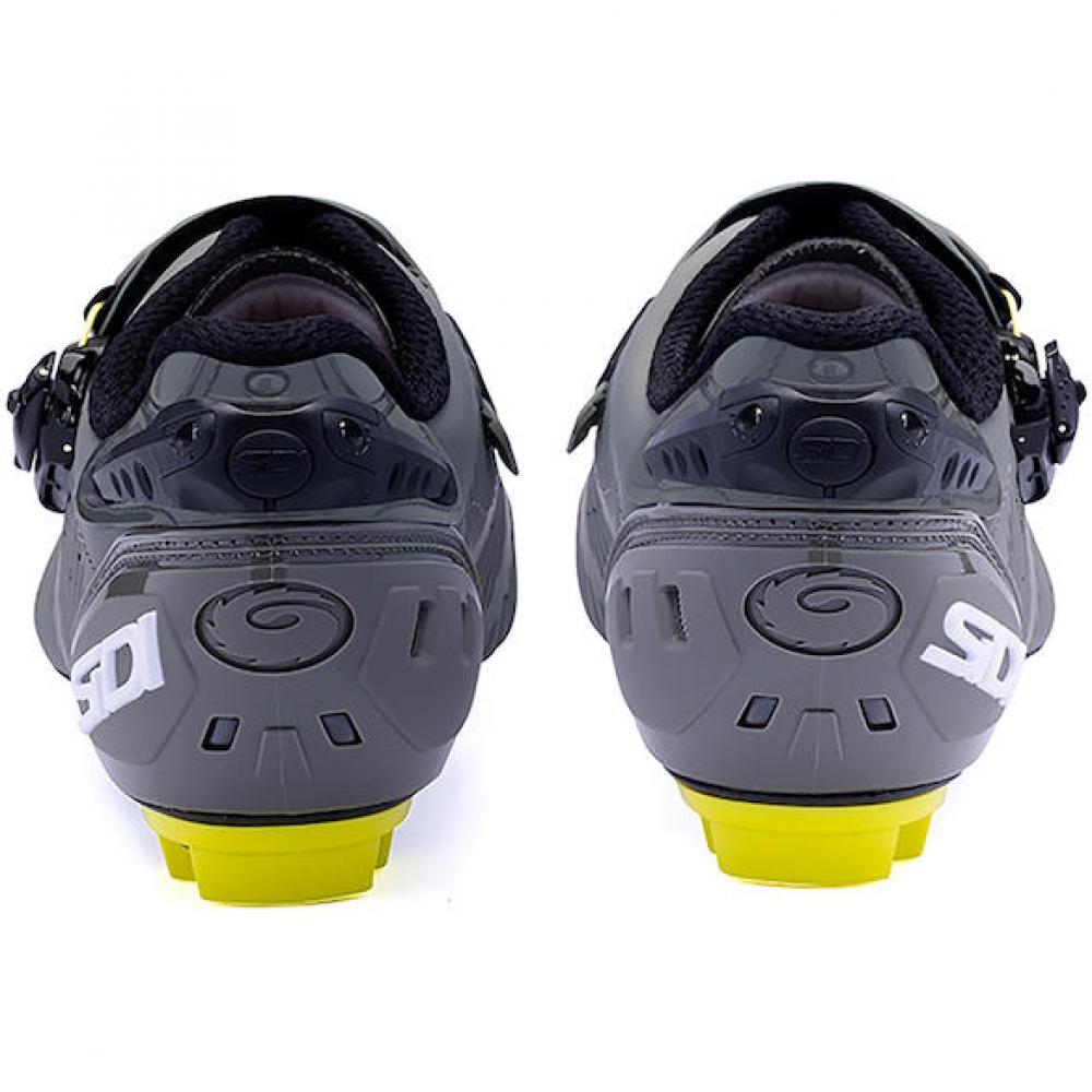 Sidi MTB Drako 2S SRS military/yellow 42 - Highend-MTB-Schuh mit Carbonsohle