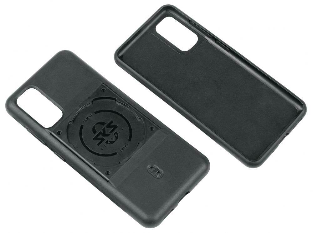 SKS GERMANY COMPIT COVER für Samsung S20: Stoßdämpfende 2-Komponenten-Handyhülle mit spezieller Befestigungsvorrichtung für sichere Montage am COMPIT-System