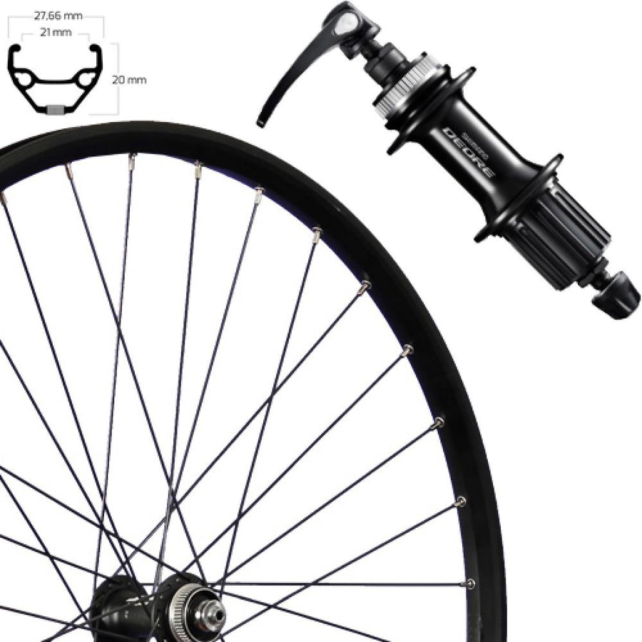 Hinterrad 28\" Disc Centerlock schwarz SE