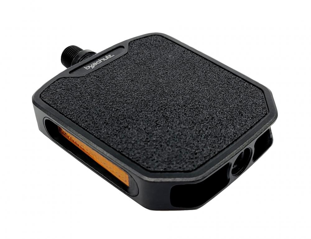 by.schulz M.1 Plattformpedal 19 mm Höhe - 150 kg Belastbarkeit Schwarz