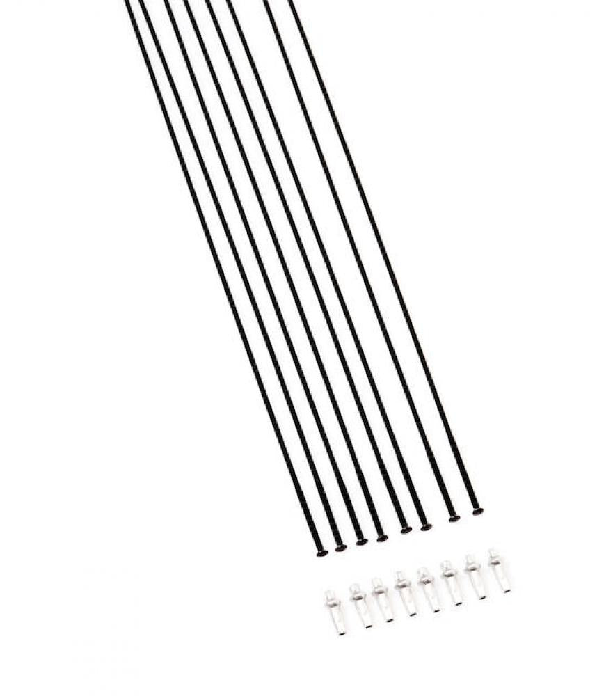 DT Swiss Speichenkit für HXC 1200 LS 29 Zoll Schwarz - Original Ersatzspeichen Set - Speichen Zubehör