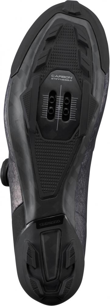 SHIMANO RX801 Fahrradschuhe - Gravel SPD, Herren/Damen, Größe 45, Schwarz