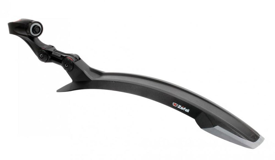 Zéfal HR Steckblech Deflector RM60+ schwarz grau mit Spoiler für Fahrräder.