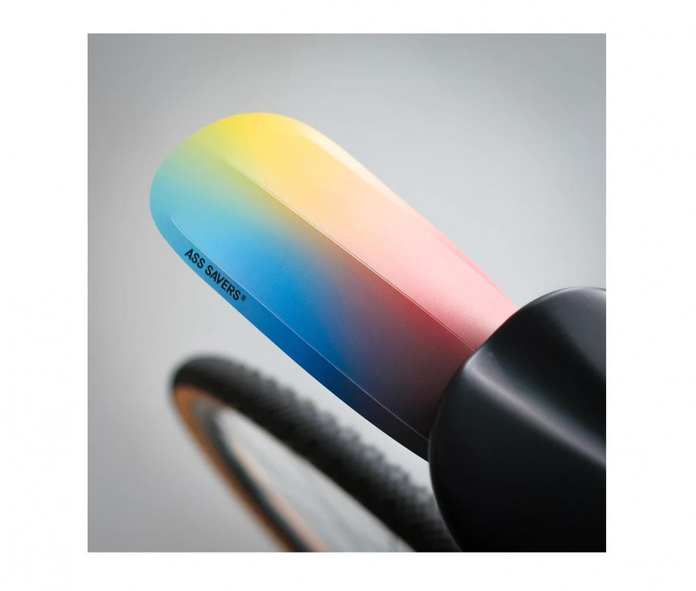 Ass Savers ASB-1 Big Spritzschutz Hinterrad  flexibler Steckschutz für MTB & Gravel, extra breit für maximale Nässeabwehr, werkzeuglose Montage, schwarz