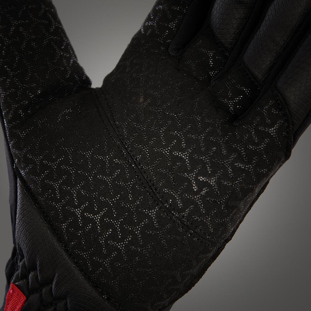 CHIBA Windstopper - Radhandschuhe schwarz, winddicht, atmungsaktiv, Touchfinger, Größe M