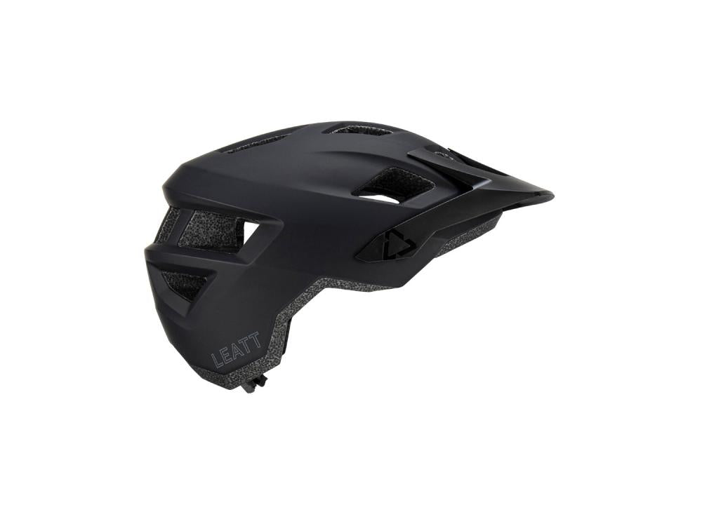 Leatt Helmet MTB All Mountain 1.0 Stealth S - Enduro Mountainbike Helm mit 360° Turbinen-Technologie