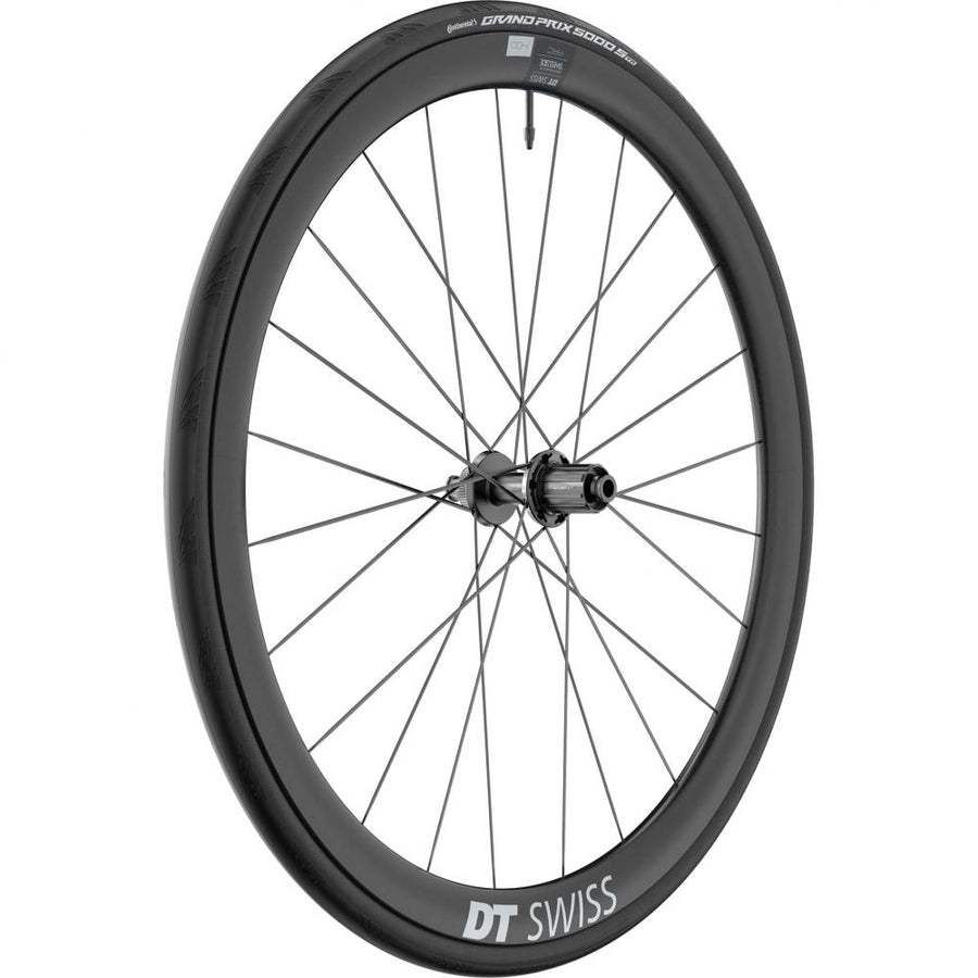DT Swiss Laufrad ARC 1400 Dicut Disc 622 x 38 mm Schwarz - aerodynamisches Carbon-Vorderrad